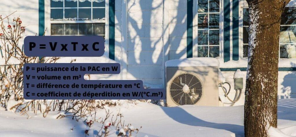 Puissance PAC air-eau